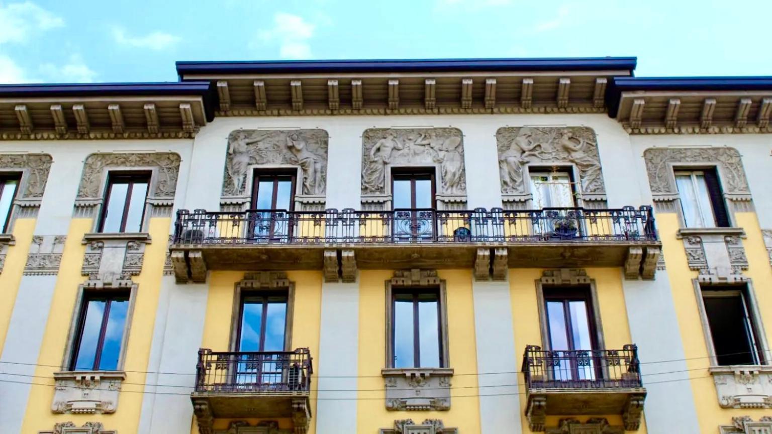 Luxury Room In Central Art Nouveau Building Next To Metro Station มิลาน ภายนอก รูปภาพ